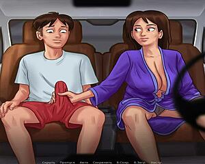 Get off on her panties in this Hentai game - Part 2