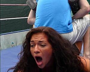 Female wrestler porn in new video includes vagina fuck and facials