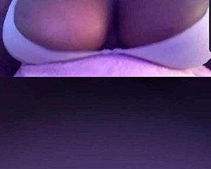 Ebony tits bounce wildly