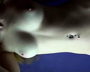 Busty Pixie's tongue fetish