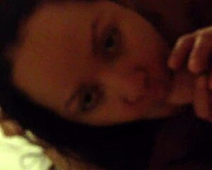 Anna Maria's retro blowjob with hubby from years ago brings back steamy memories