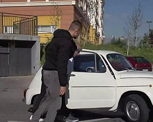 antonio and isaac join carolina abril in a steamy threesome adventure