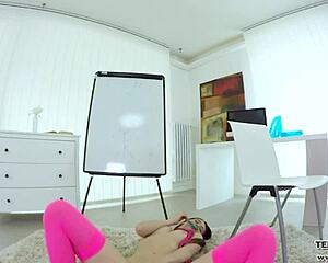 pretty teen timea bella fingers herself solo