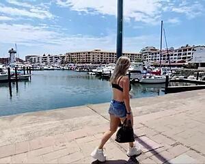 samara clanz rides cowgirl in outdoor blowjob