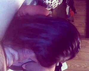 Yo, check this smoking hot babe givin’ an epic blowjob!