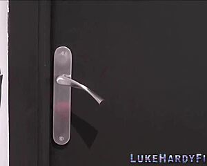 inked brit sucks tugs and fucks monster cock