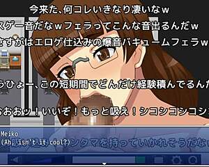 I start Meiko's hentai adventure with games and masturbation