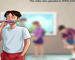 Summertimesaga Teen Tits Play in Hot Cartoon Action