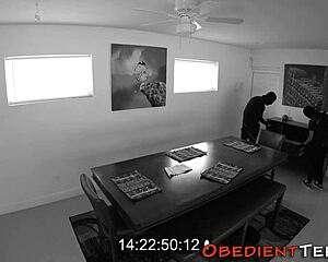 Teen thief rough and dirty bondage sex