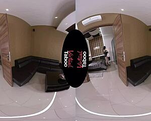 Virtual Taboo Brunette Strips Off Clothes