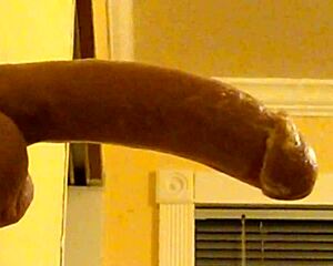 Gay dude in hood deepthroating dildo hard! 😜