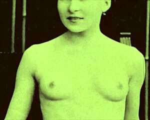 In 1860 versus 1960, vintage nostalgia captures mature hairy antiques.