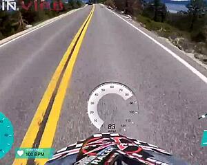 Blonde sucks cock intensely by Lake Tahoe