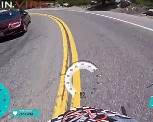 Blonde sucks cock intensely by Lake Tahoe