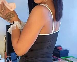 check out this sexy brunette bitch solo scene