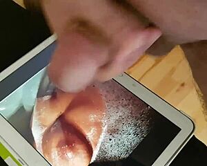 Detailed Tribute For Austrian Amateur With Cumshot On Cock