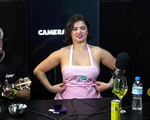 White Fairy Strips Naked for Anal Podcast