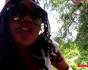 Public fucked black teen Nancy