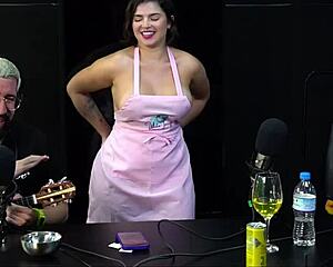 White Fairy Strips Naked for Anal Podcast
