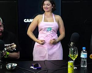 White Fairy Strips Naked for Anal Podcast