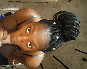 can you handle an ebony milf sucking white cock multiple times in pov