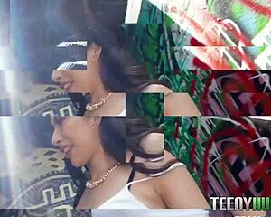 Penelope Woods and Ike Diezel surprise in garage action