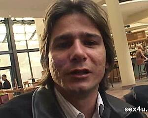 Don Picone at Berlin's erotic fair with Lex Steele.