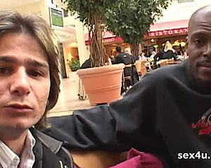 Don Picone at Berlin's erotic fair with Lex Steele.