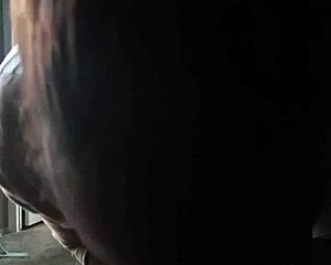 that ebony girl gives amazing head with cum all over