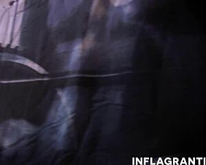 Trashy mistress fucks her black toy hard