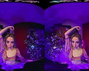 VRAllure's hot blonde solo action caught on FlickFlock!