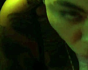 Latina With Tattoo Blows Cock Hard!