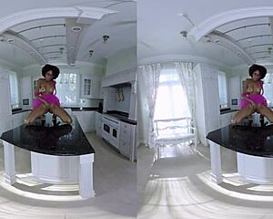 Ever seen a chocolate candy girl spread wide for you in VR on vrpornjack.com?