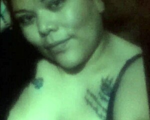 Horny teen Latina with natural tits performs blowjob in chubby gallery