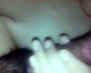 Horny teen Latina with natural tits performs blowjob in chubby gallery