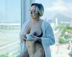 Latina Blonde Sucks Cock Doggystyle