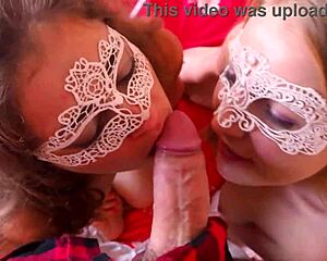 Jasmine And Hannah Deliver The Best Blowjob In This Full 3some Video!