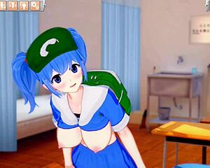 eroge koikatsu touhou kawashiro nitori oppai momimakuri h 3dcg kyonyuu anime douga touhou project hentai game