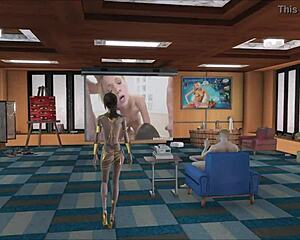 Brunette gets vicious in fallout fashion fuck