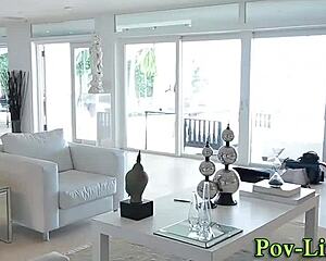 Teen Brunette Pounded In Pov