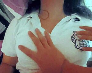 Classmate's First Orgasm From Intense Fucking.