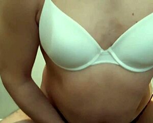 Overwhelmed With Pleasure In Bra And Panties