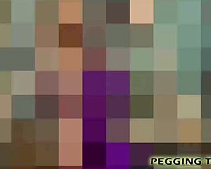 She's nervous as I peg her ass with a strapon