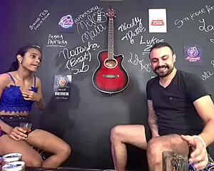 Ninfetinha Pansexual Rides Cock Passionately In Boteco Do Lukas Zaad Casting