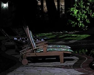 sexy blonde from american poltergeist bathing nude in outdoor shower