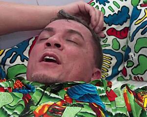 Fake Hostel - Edging with Curvy Chicks Leads to Massive Cumshot