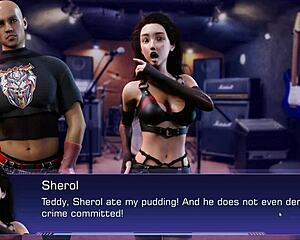 Hardrock Sex 3D Guitar Hero Hentai Parody Features Rockstar Backstage Blowjob