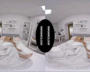 Vr - Big Black Dildo in Tight Pussy