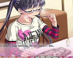 Eroge games lead to sexy blowjob with Iori outdoors