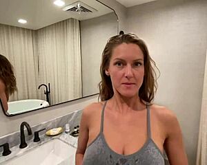 Forró fit párok gőzös szállodai dugása Utah-ban.